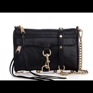 Classic Mini M.A.C. Black Leather/Gold Hardware
